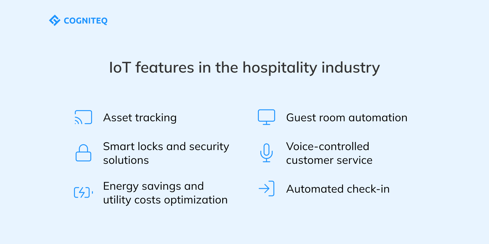 IoT In Hospitality: Modern Use Cases And Major Benefits | Cogniteq